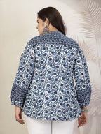 Stylum Plus Size Women Floral Printed Cotton Top