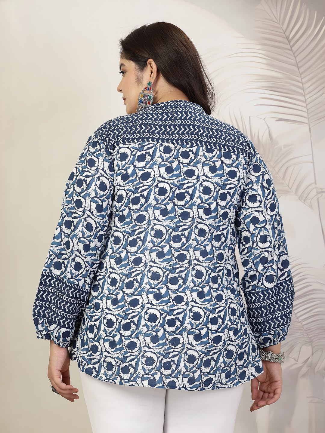 Stylum Plus Size Women Floral Printed Cotton Top