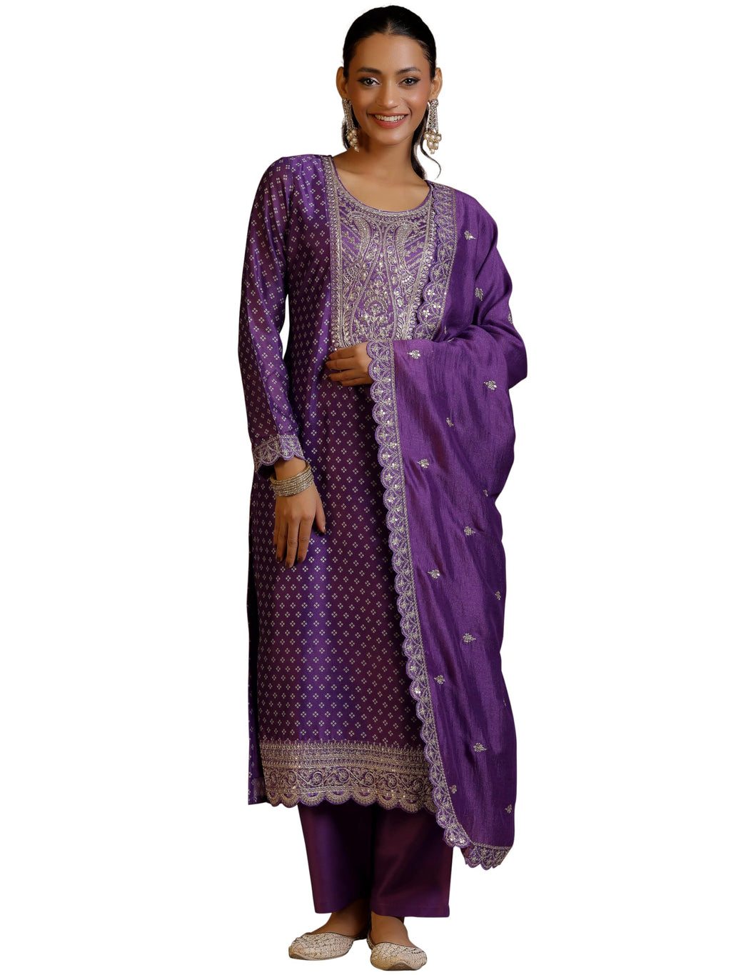Libas WomenS Silk Blend Kurta Set (276870R