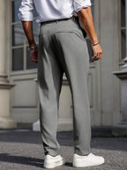 Noble Monk Formal Pants For Men | Stylish Regular Fit MenS Wear Trousers For Office Or Party | Solid Formal Regular Fit Trouser