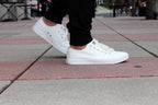 Fear0 NJ Unisex Retro Minimal All White Skateboard Sneaker canvas Shoes(D0102H7S4MX)