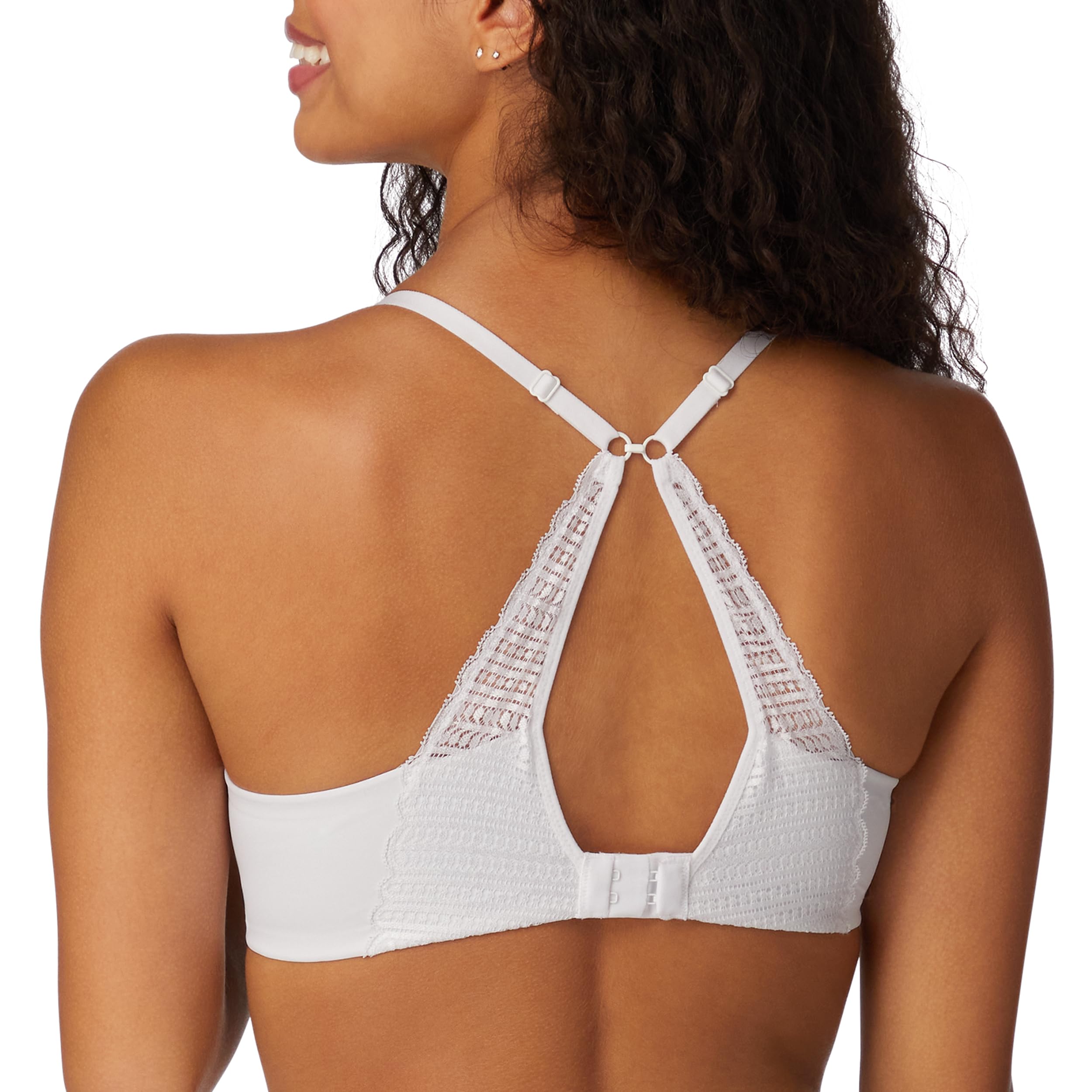 Maidenform womens Comfy Soft Full Coverage Underwire 09404 T Shirt Bra, White, 36D US
