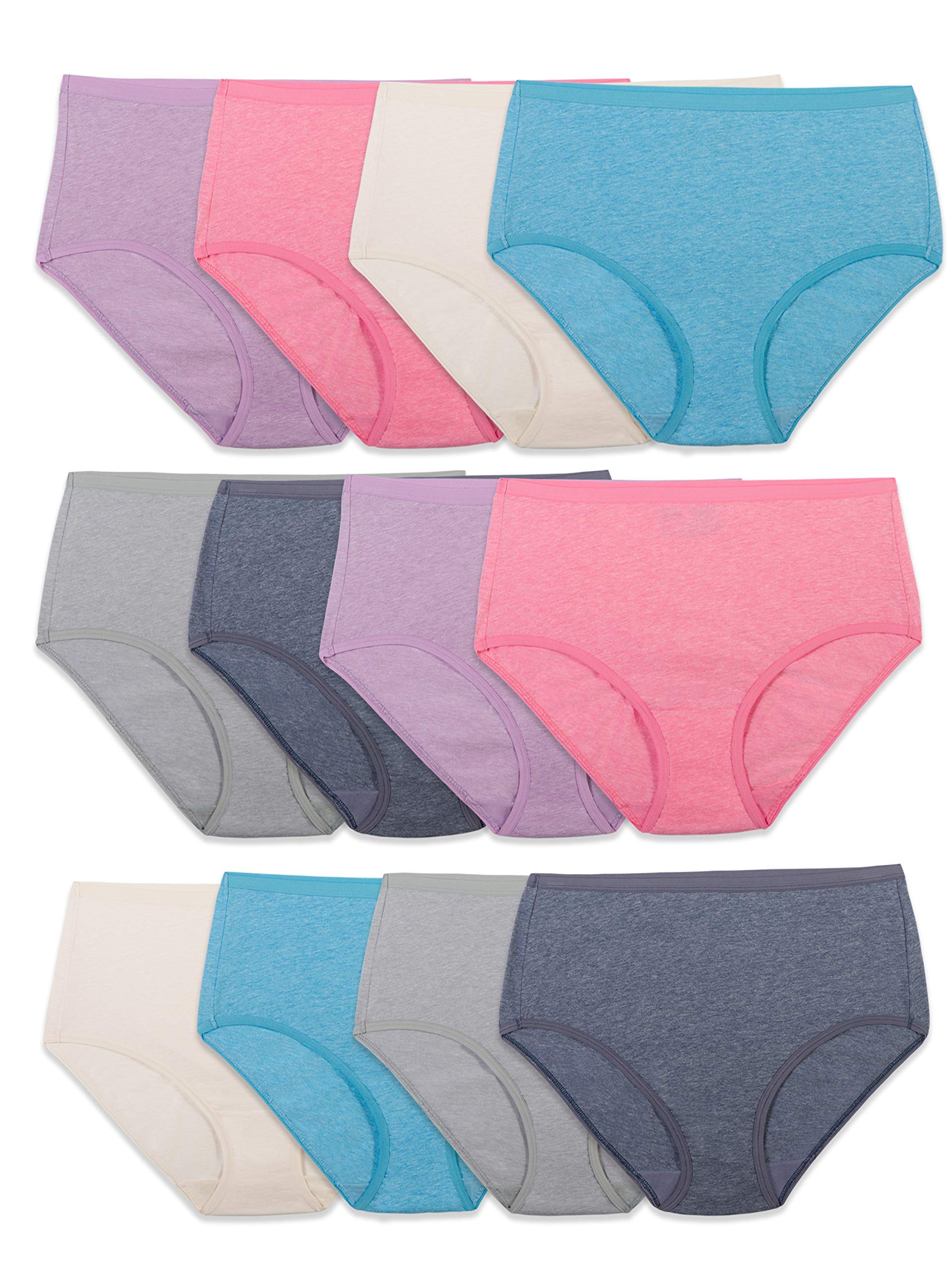 Fruit of the Loom Women's Beyondsoft Underwear, Super Soft Designed with Comfort in Mind, Available in Plus Size, Brief-Cotton B