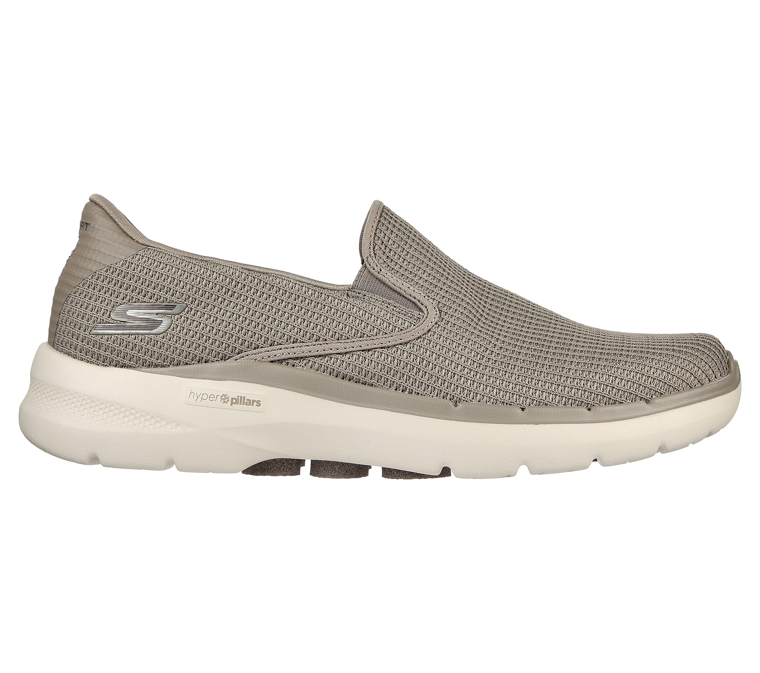 Skechers Men Go Walk 6 Anaglyph Vegan Lightweight Responsive Ultra Go Cushioning Sports Shoes