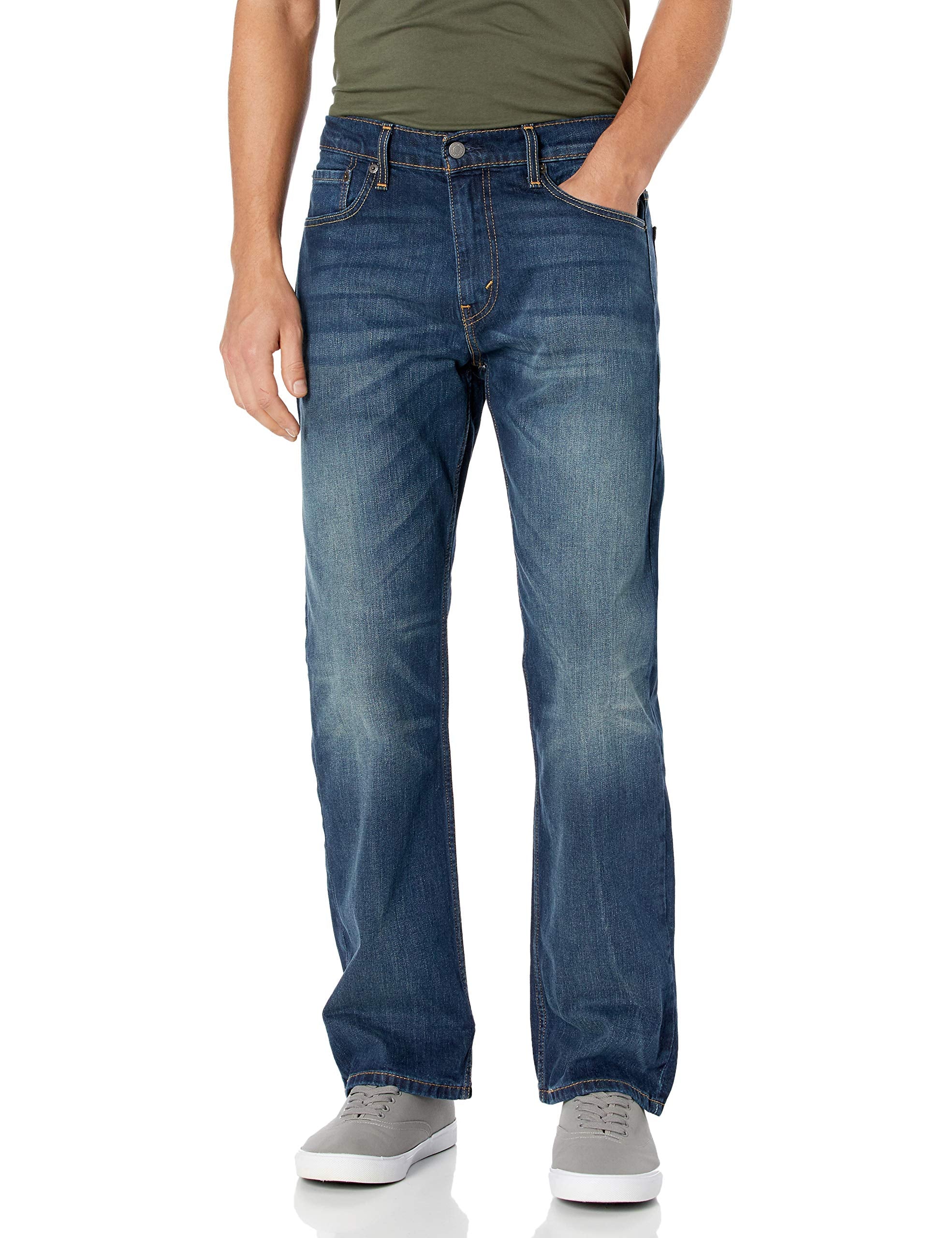 Levi's Men's 569 Loose Straight Fit Jeans, Crosstown-Stretch, 36W x 34L