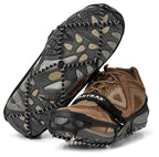 Yaktrax Pro Traction Cleats for Walking, Jogging, or Hiking on Snow and Ice (1 Pair), Large , Black