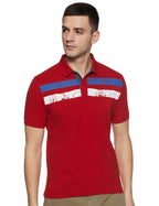 Pepe Jeans MenS Striped Regular Fit Polo (Pm541447_Red S)