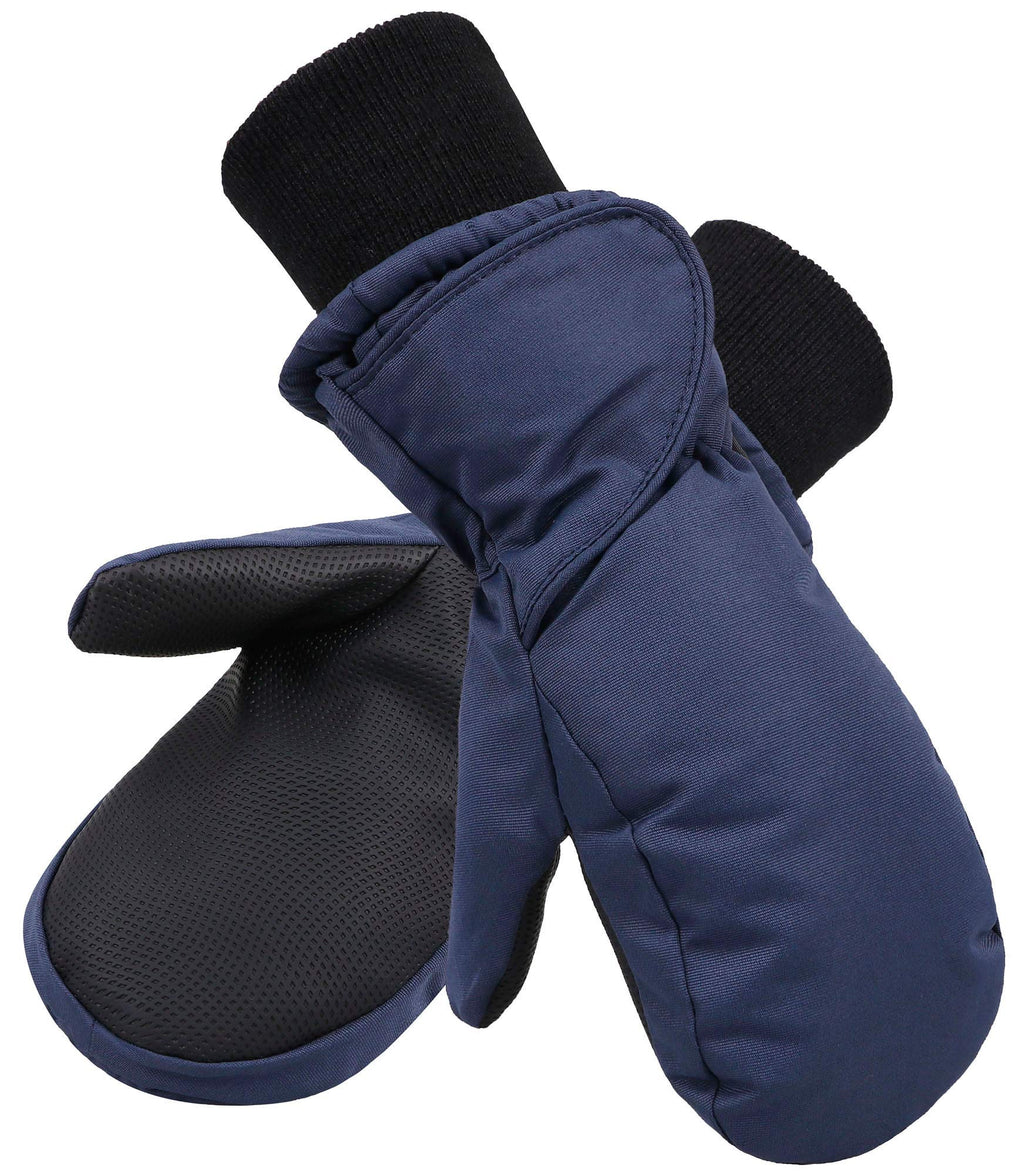SimpliKids Boys Snow Mittens Toddler Snow Gloves Insulation Waterproof Winter Ski Mittens,XS,Navy