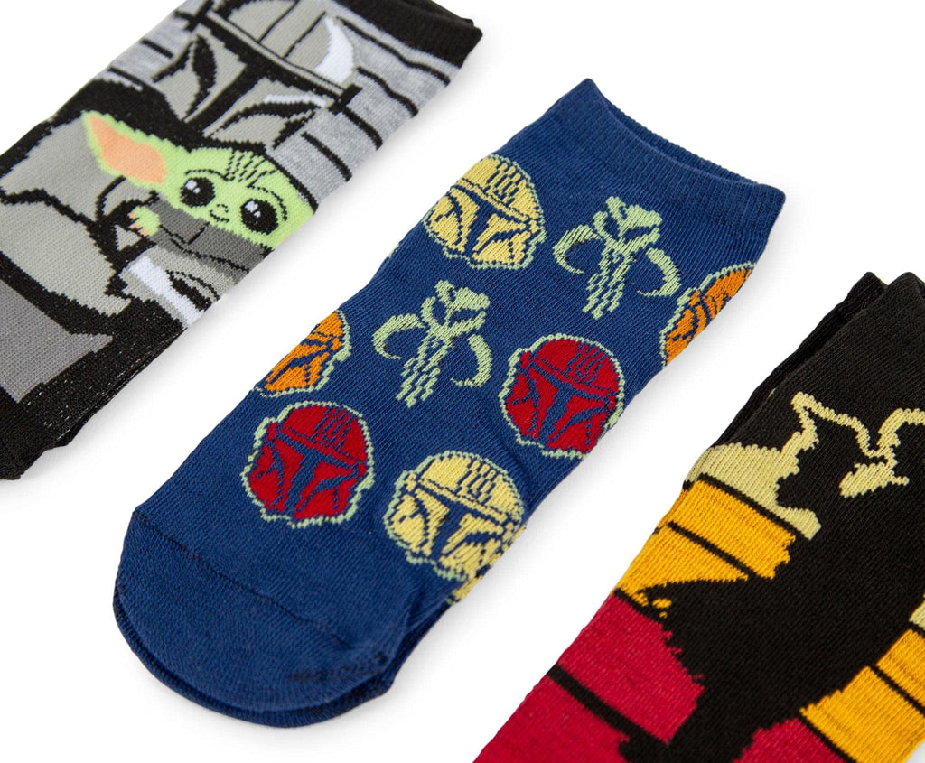 Star Wars: The Mandalorian Unisex Low-Cut Socks 5-Pair Gift Set B, Sizes 4-10