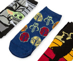 Star Wars: The Mandalorian Unisex Low-Cut Socks 5-Pair Gift Set B, Sizes 4-10