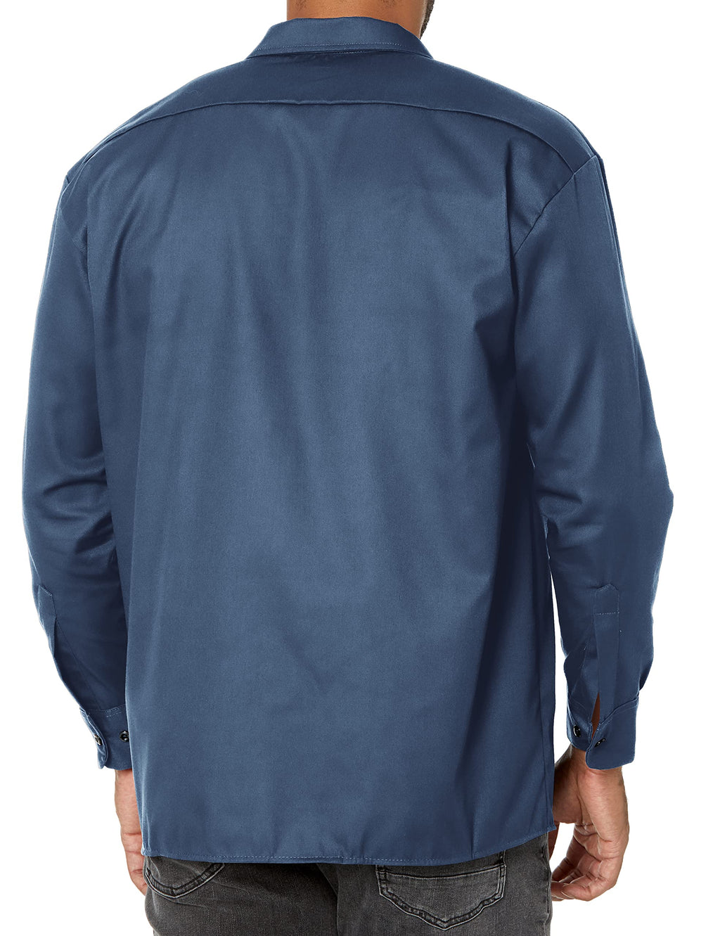 Dickies mens Big-tall Long-sleeve work utility button down shirts, Navy, 3X-Large US