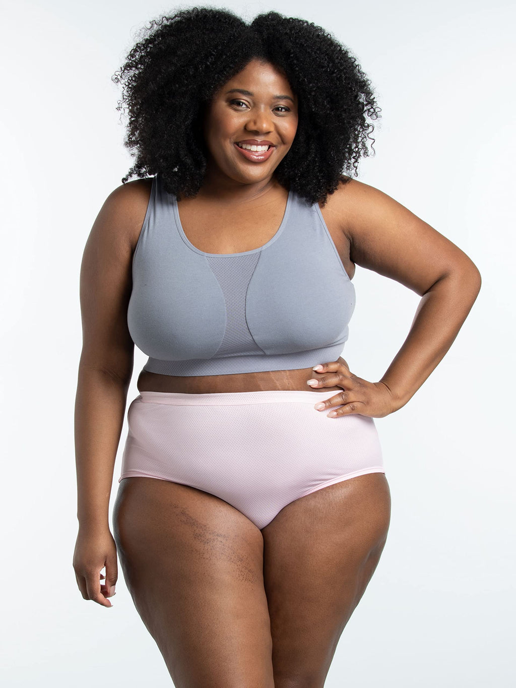 Fruit Of The Loom Womens Breathable Underwear, Moisture Wicking Keeps You Cool & Comfortable, Available In Plus Size Briefs, Mic