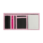 PUMA Kids' Little Rise Trifold Wallet, Black/Pink, One Size