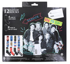 Friends Mens 12 Days of Socks in Advent Gift Box | Set B