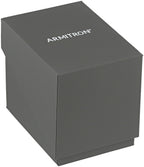 Armitron Women's 75/2447 Diamond-Accented Leather Strap Watch