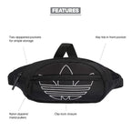 adidas Originals National Waist Pack, Black F23, One Size
