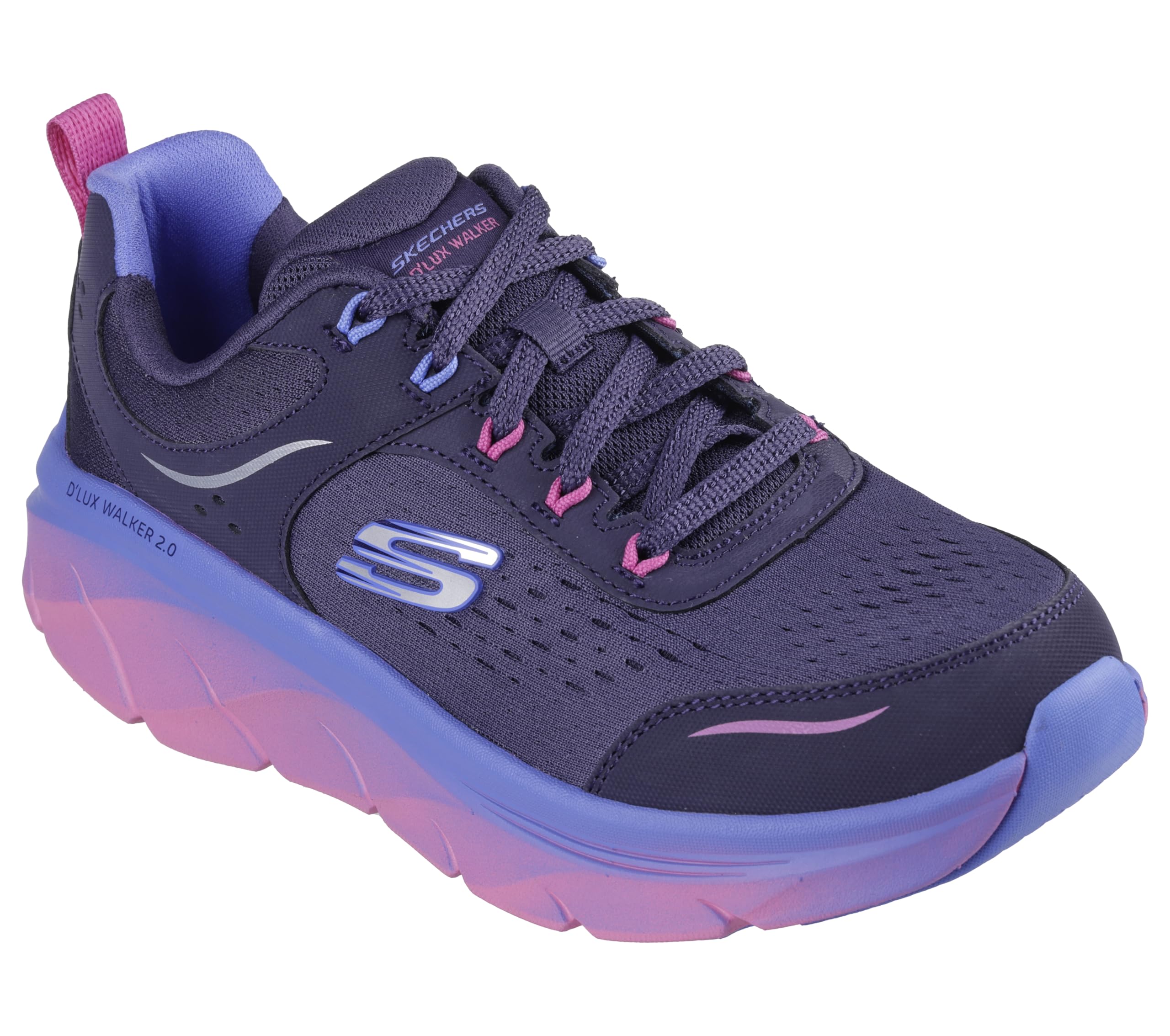 Skechers Men DLux Walker 2.0 Neon Sites Casual Shoes