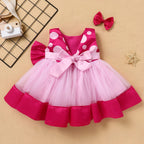 Newborn Toddler Baby Girl Princess Dress Cake Smash Birthday Tutu Dress+Headband Outfits Halloween Christmas Baptism Party