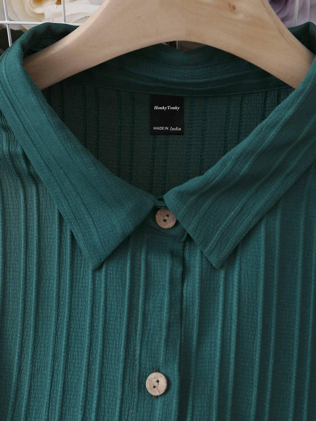 Sheetal Associates Polyester Solid Button Front Shirt Dress For Women || Roll Tab Sleeve & Collared Neck Flared Dress || Office