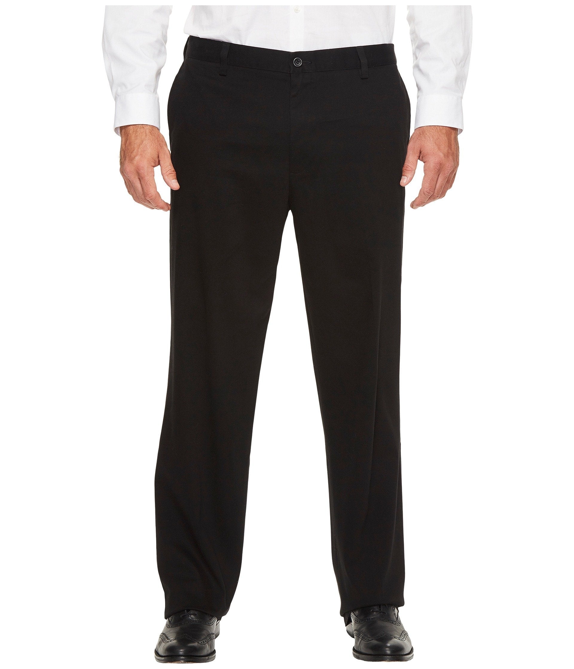 Dockers Men's Classic Fit Easy Khaki Pants (Standard and Big & Tall), Black, 48W x 30L