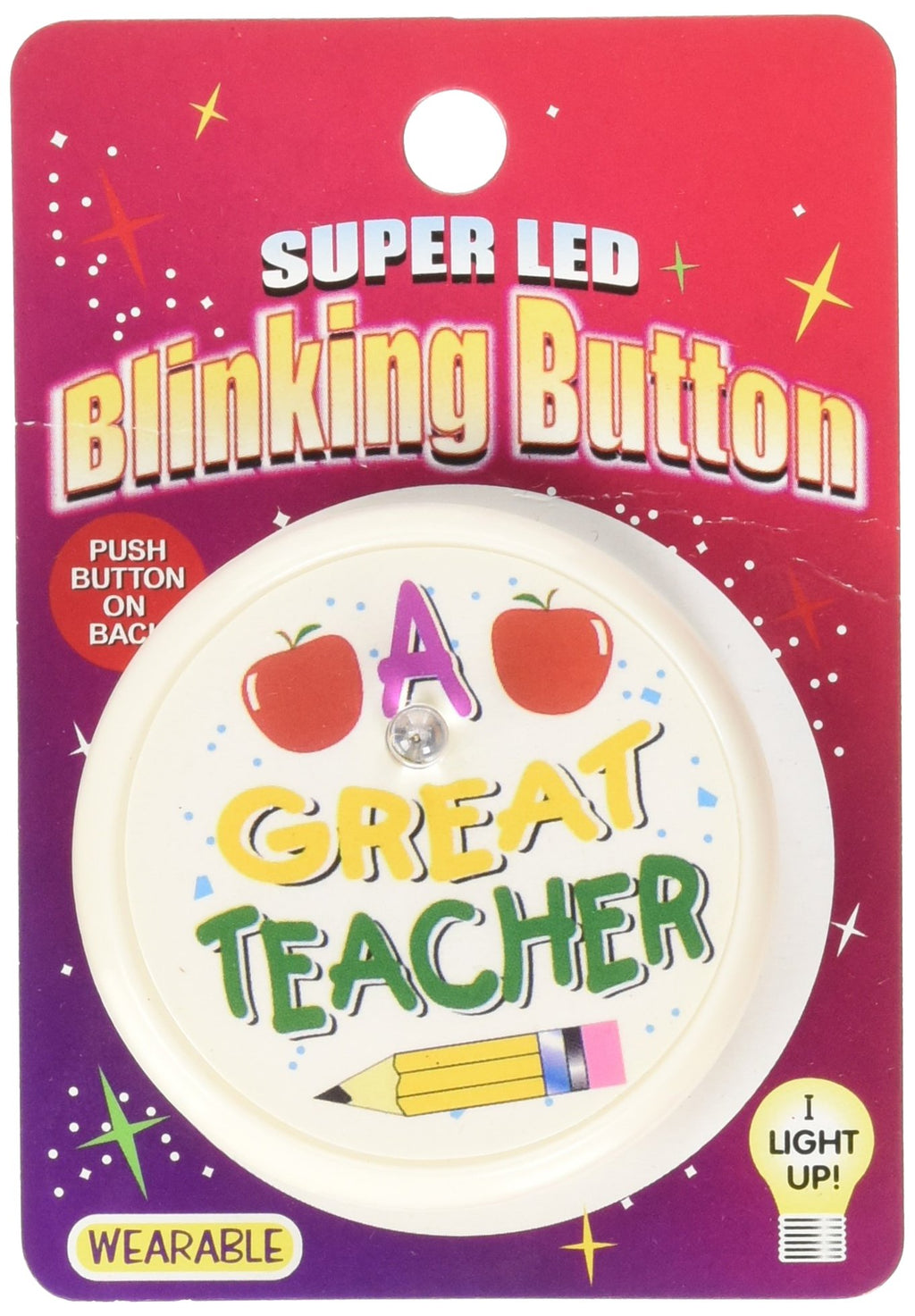 A Great Teacher Blinking Button