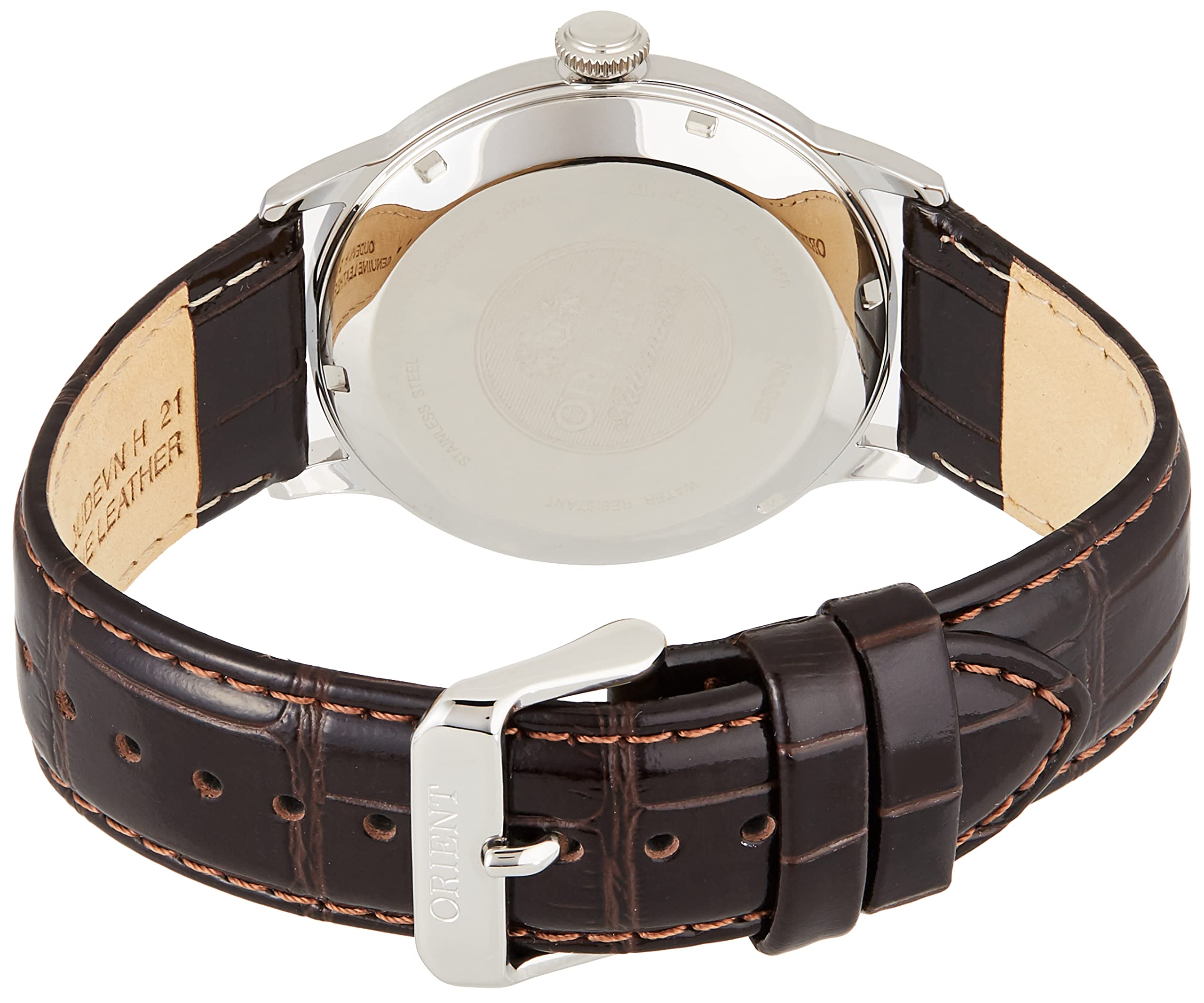 Orient 'Bambino Version 2' Stainless Steel Automatic/Hand-Winding Dress Watch