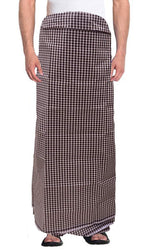 Weavers Villa MenS 100% Cotton Multicolored Unstiched Lungi (2 Mtrs) - Pack Of 2