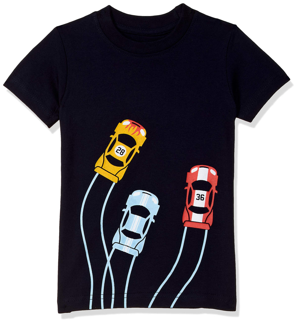 T2F Boys Cotton Solid Regular Fit T-Shirt (Pack of 3)