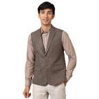 Wintage Men'S: Tweed Grey Modi Nehru Jacket : 46/2Xl
