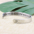 JoycuFF Mother Gifts for Mama Mother from Daughter Son Inspirational Cuff Bangle Bracelets for Women Birthday Christmas Gifts fo