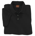 Mens 6 oz Ringspun cotton Piqu Short-Sleeve Polo - WHITE - 5XL(D0102H7KYI6)