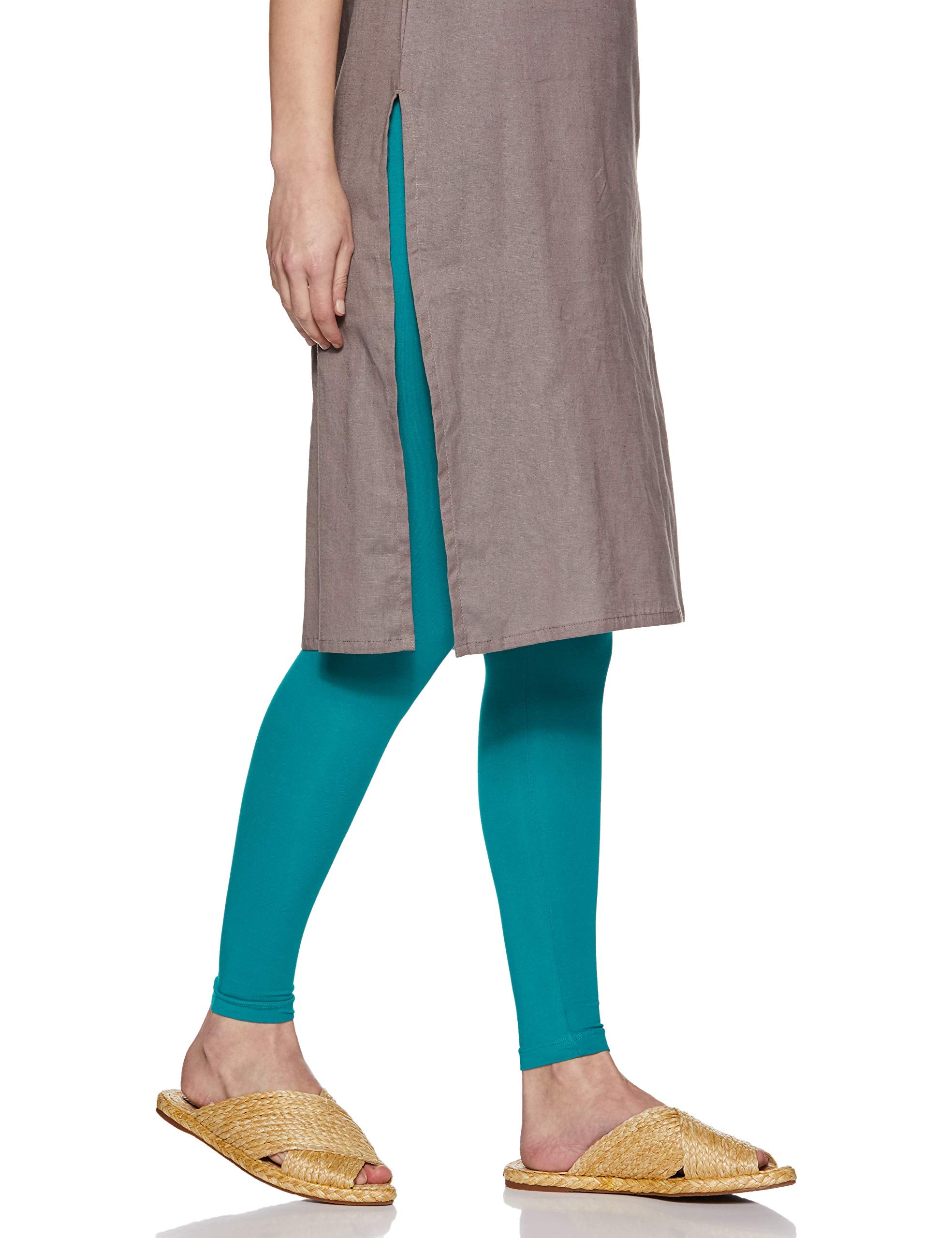 Rupa Softline 4D Cotton Stretch Comfort Ankle Leggings for Women,All-Purpose Fashion for Western, Ethnic, Sporty, and Casual Wea