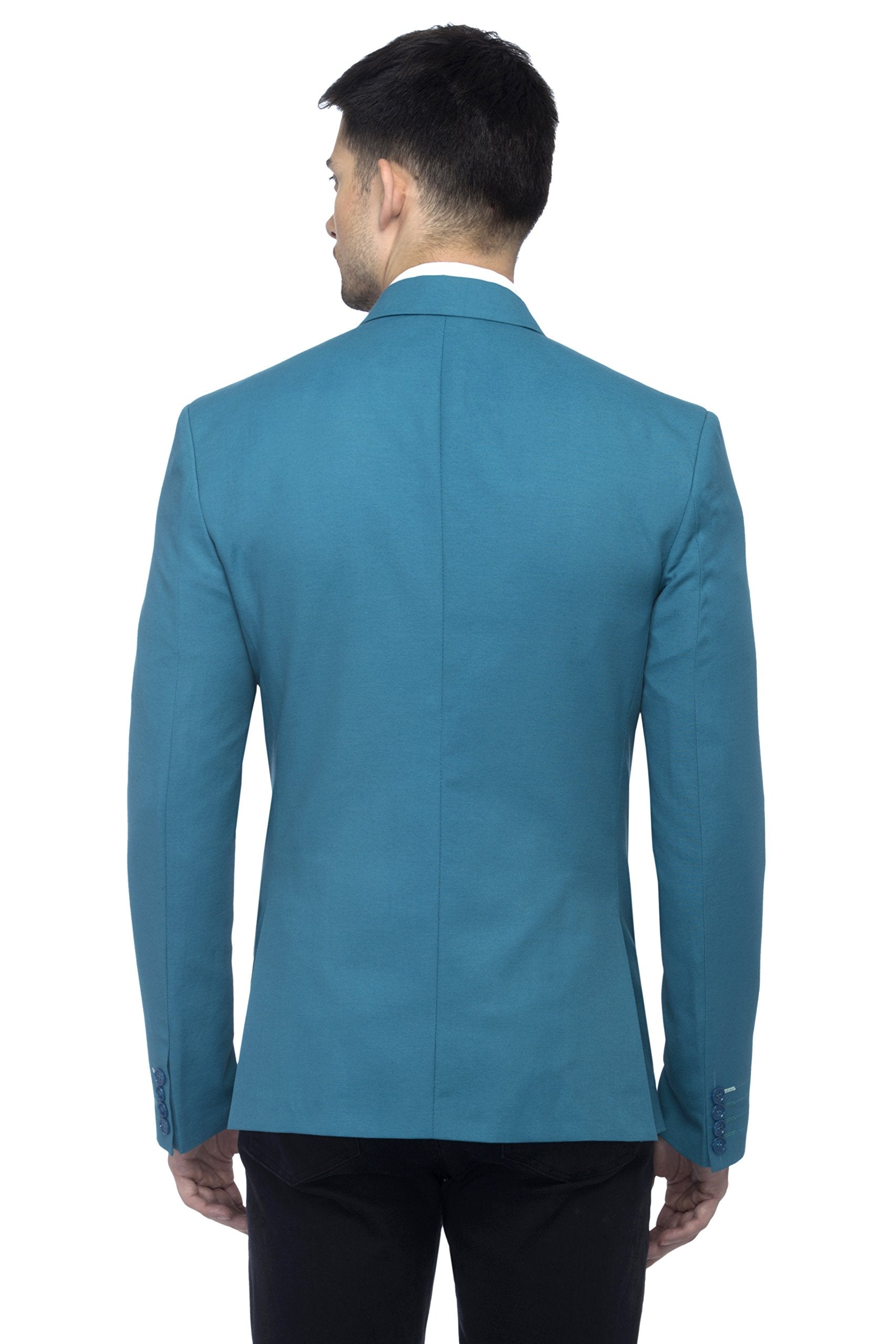 Favoroski MenS Cotton Blend Blazers - Turkish Green