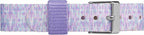 Timex Girls TW7C12200 Time Machines Purple/White Sport Elastic Fabric Strap Watch