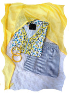 Pinkmint WomenS Hevy Cotton Blend Yellow Kurta Set L Stitched Printed Dupatta Set L Stylish Women Festival Dress (Pack Of 1)