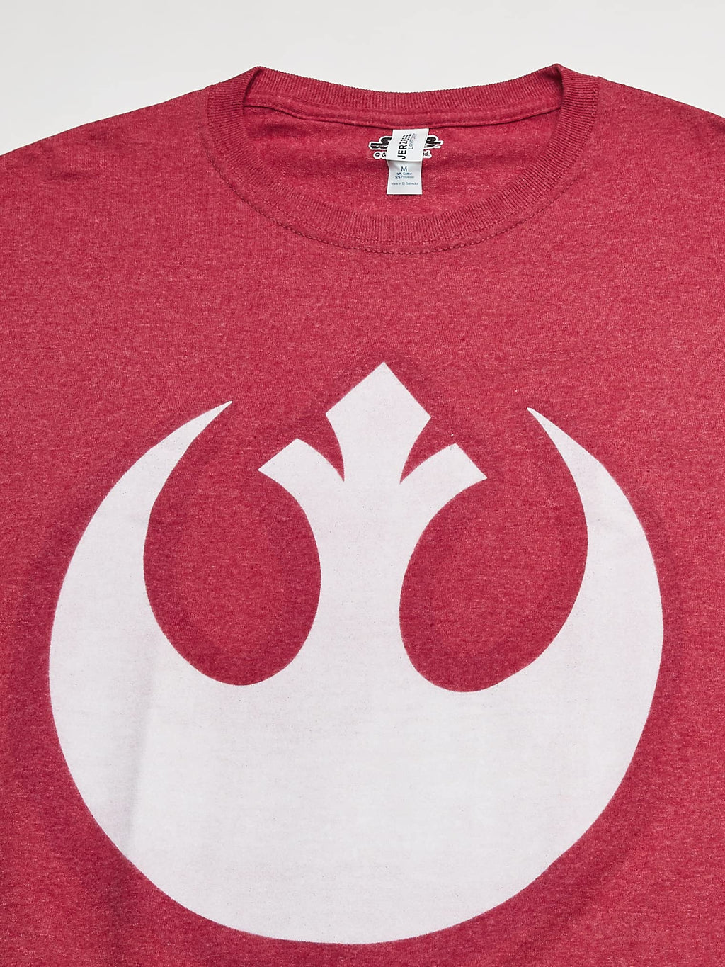 Star Wars Young Men's Alliance Emblem T-Shirt, Red Heather, Large
