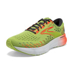 Brooks Men's Glycerin 20 Neutral Running Shoe - Lime/Red/Ebony - 10.5 Medium