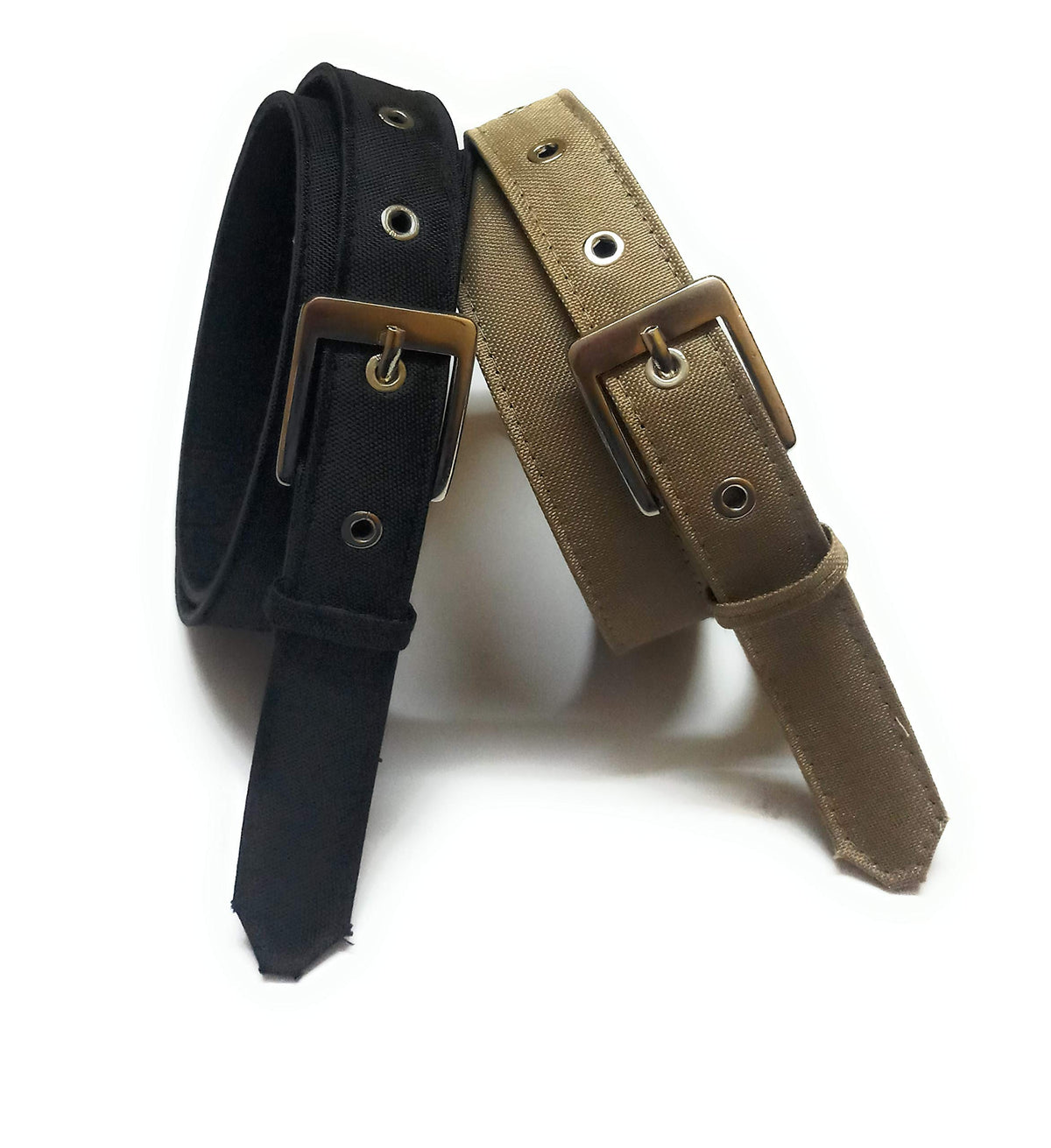 MenS Formal Casual Oversize Denim Material Jeans Belt (Black Biscuit Colour, 5XLarge) 2 Pieces 5