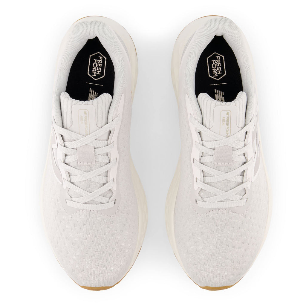 New Balance Women's Fresh Foam Arishi V4 Running Shoe, Summer Fog/Nimbus Cloud/Light Gold Metallic, 7.5