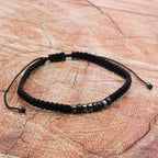 Aunt Gifts Morse Code Bracelet for Women Handmade Secret Message Beads with Silk Cord Jewelry Christmas Thanksgiving Day Gifts f