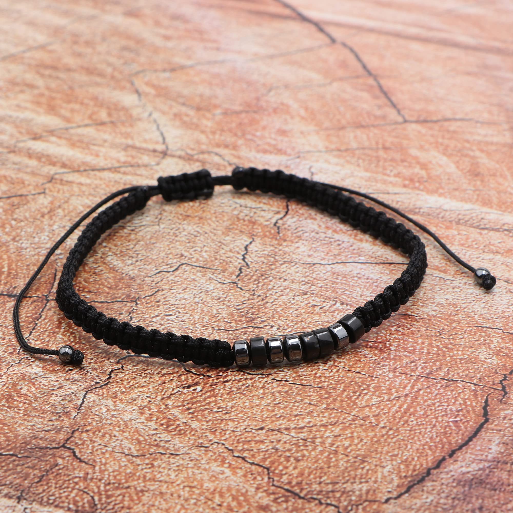 Aunt Gifts Morse Code Bracelet for Women Handmade Secret Message Beads with Silk Cord Jewelry Christmas Thanksgiving Day Gifts f