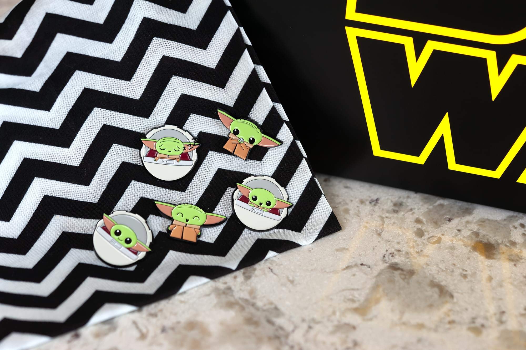 Star Wars: The Mandalorian, The Child 5-Piece Pin Set | Baby Yoda Enamel Pins