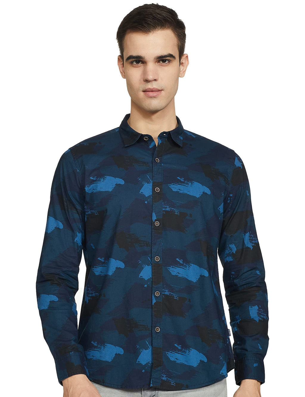 Pepe Jeans MenS Shirts (Pm307332_M, Blue, Medium)