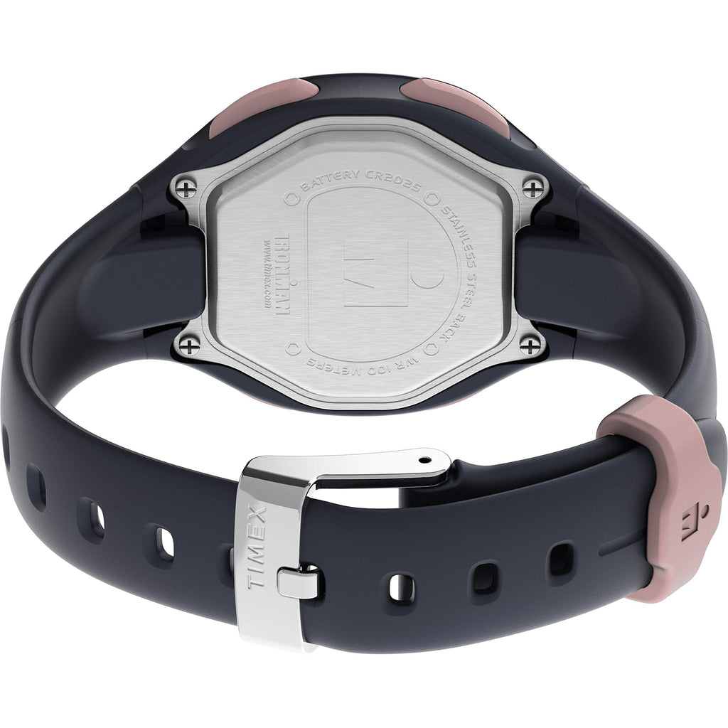 Timex Women's Ironman Triathlon Transit 33mm Resin Strap Watch - Rose Gold Top-Ring & Navy Resin Strap