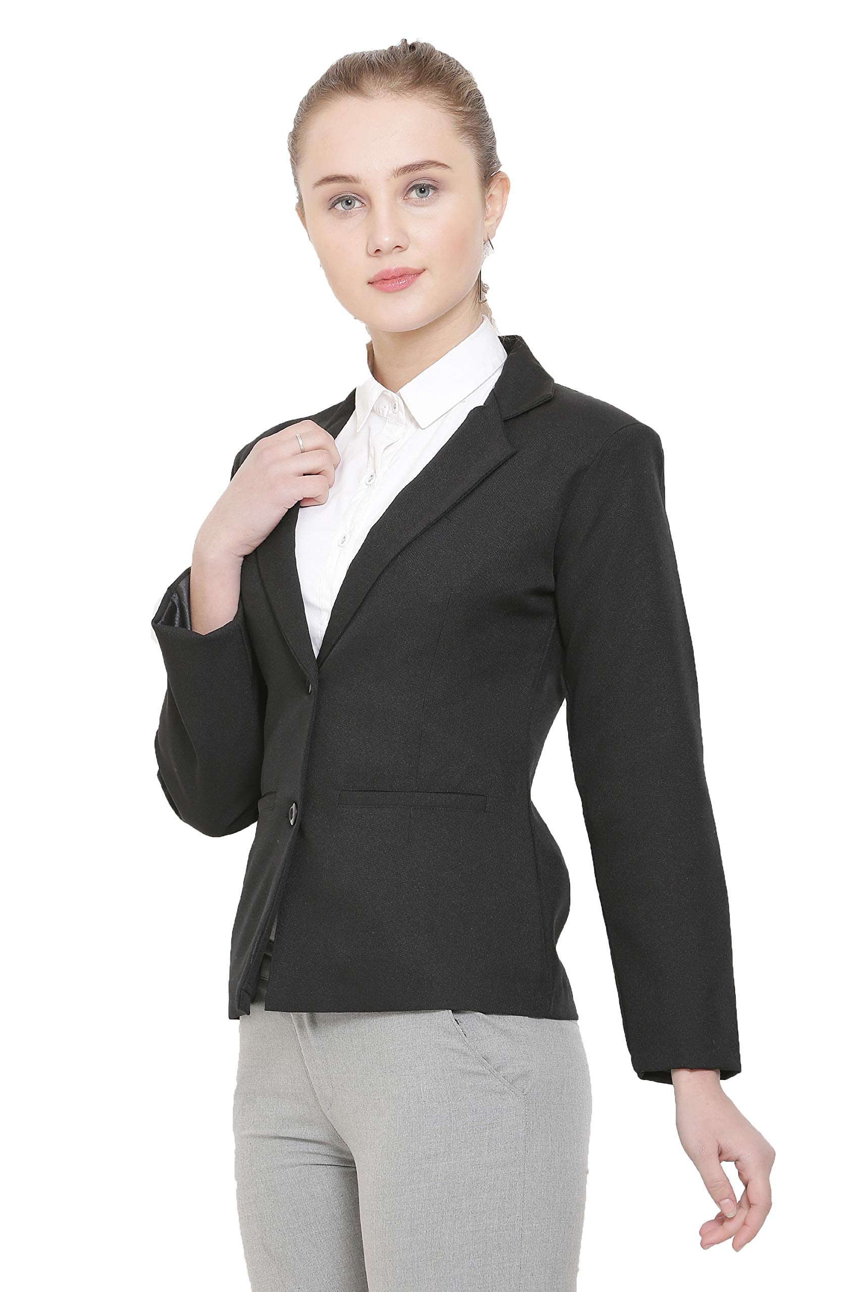 Nifty Womens Black Formal Blazer