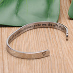 Mothers Day Gifts Inspirational Mothers Day Birthday Christmas Jewelry Gifts Bracelets for Women Engraved You May Not Have Given