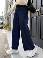 Kotty Women Regular High Rise Dark Blue Jeans