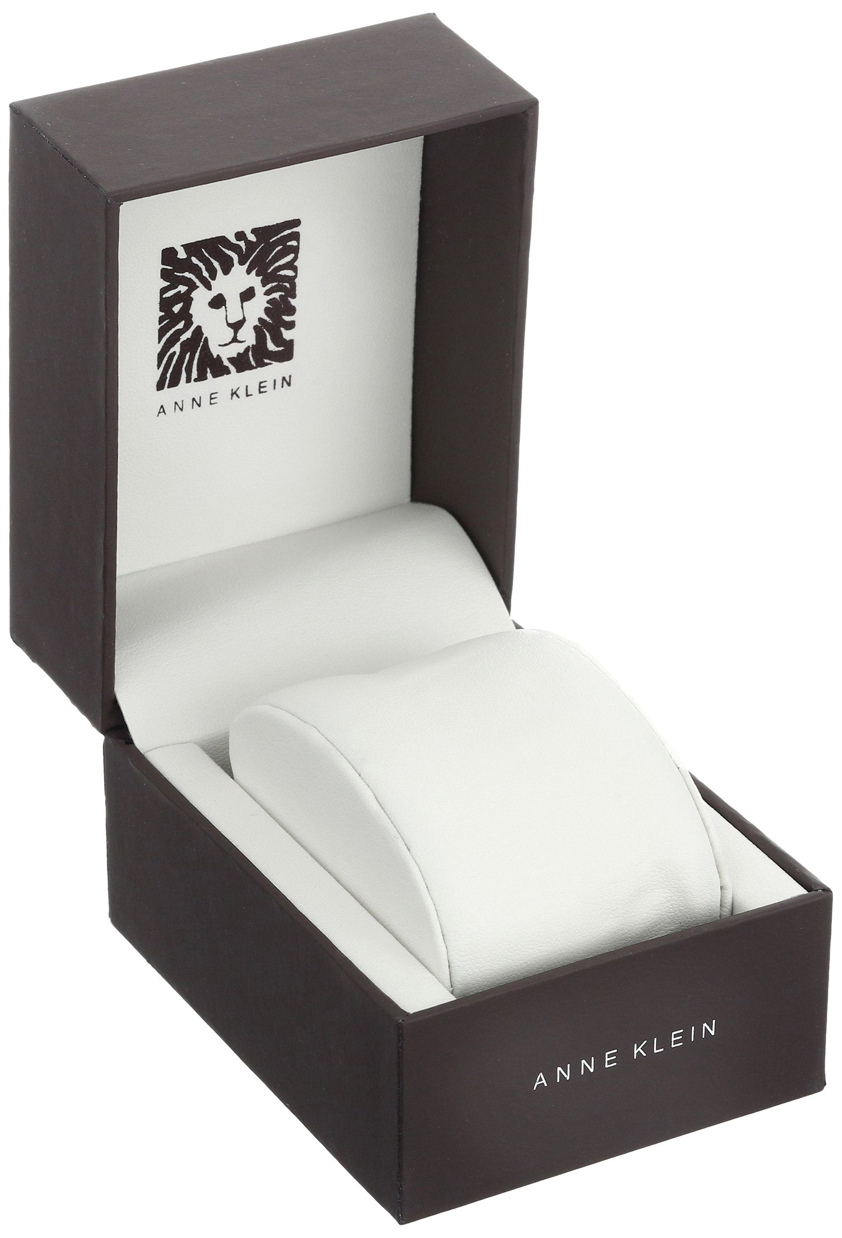 Anne Klein Women's AK/2706CHWT Analog Display Japanese Quartz White Watch