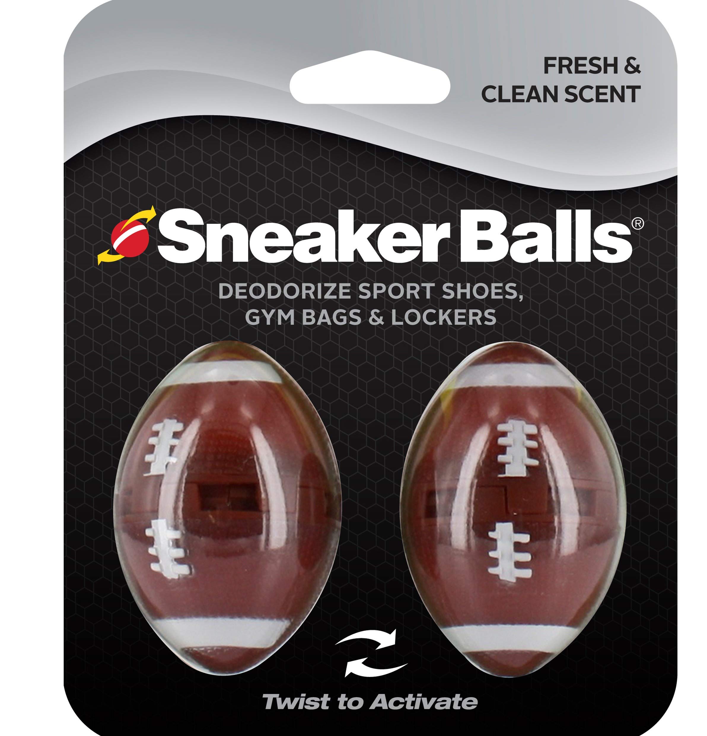 Sneaker Balls Odor-Fighting Shoe Fresheners, Eliminates Unpleasant Smells, Perfect For Sneakers, Gym Bags, Gear Bags, Drawers, L