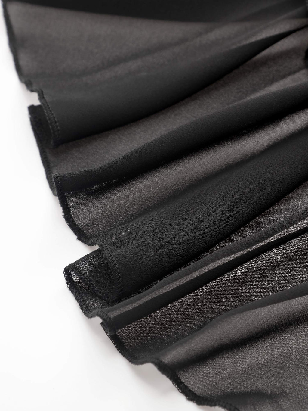 4 Pcs Sarongs Coverups for Women Swimsuit Wrap Skirt Beach Bikini Bottom Cover up Short Skirt Chiffon Cover Ups for Swimwear(Bla